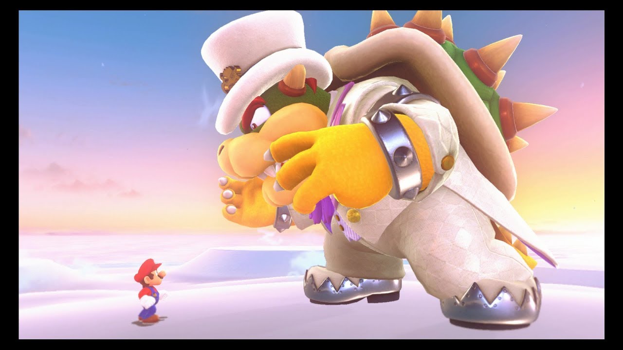 Super Mario Odyssey - First Bowser fight