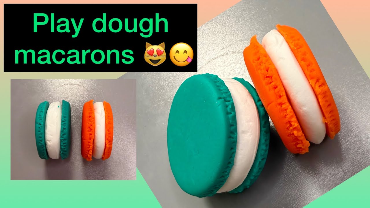 “How to Make Play‑Dough Macarons | Easy DIY Craft”