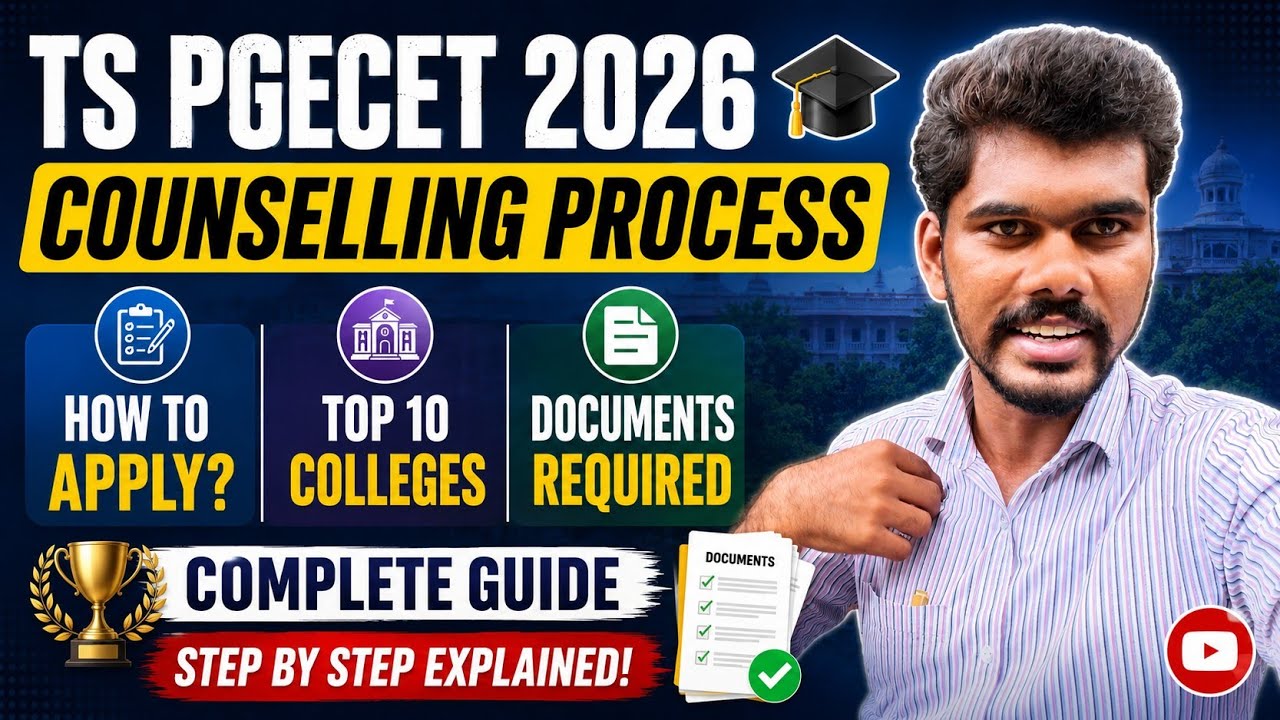 TS PGECET 2026 Counselling Complete Guide | Registration, Web Options, Documents & Top 10 Pharmacy