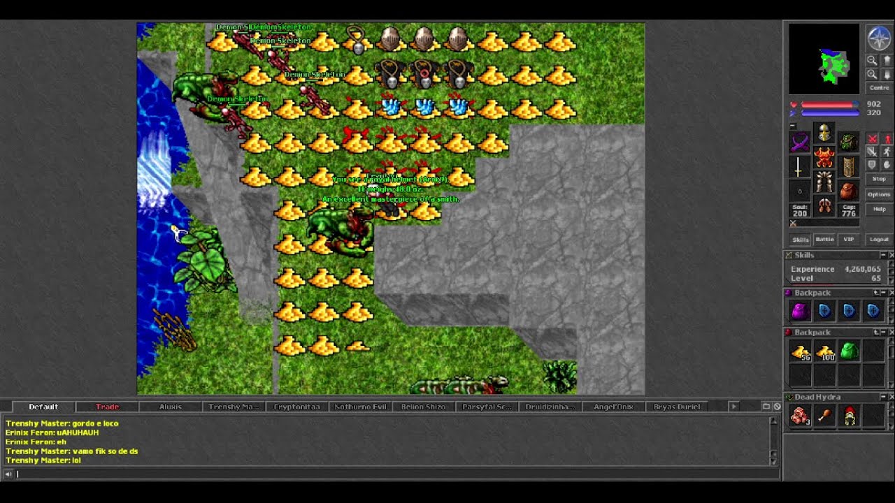 Old Tibia - Hydra Hunt with Summons (Balera 2005 7.5)