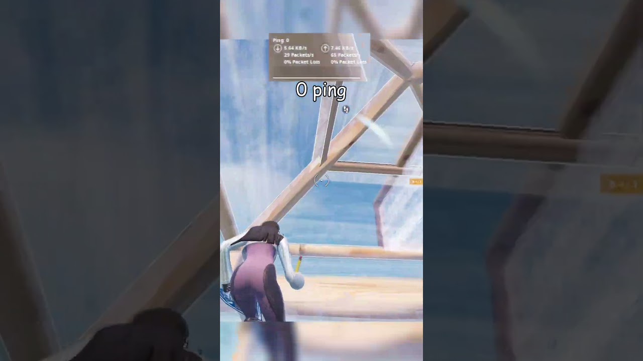 フォートナイトの 20 PING VS 10 PING VS 0 PING... #ping #fortnite #papiblast