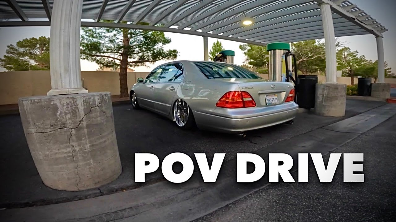 STATIC LEXUS LS430 CRUISE TO CAR WASH! (STRAIGHT PIPED) | POV DRIVE