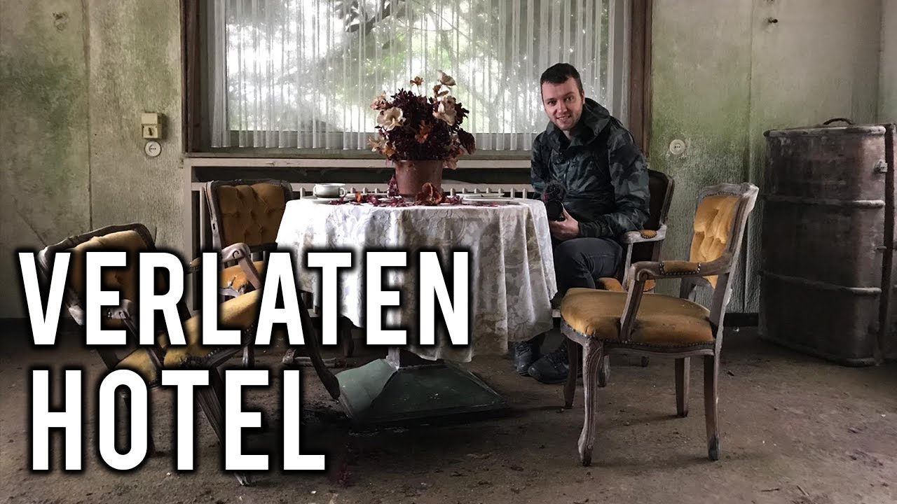 Verlaten HOTEL volledig overgenomen door NATUUR