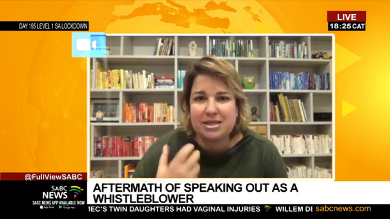 Mandy Wiener on her book: The Whistleblowers