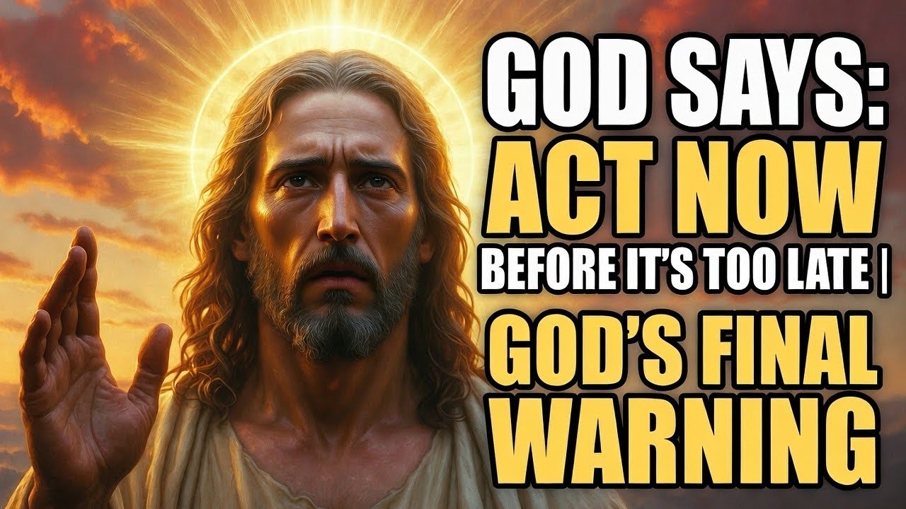 God Says: Act Now Before It’s Too Late | God’s Final Warning