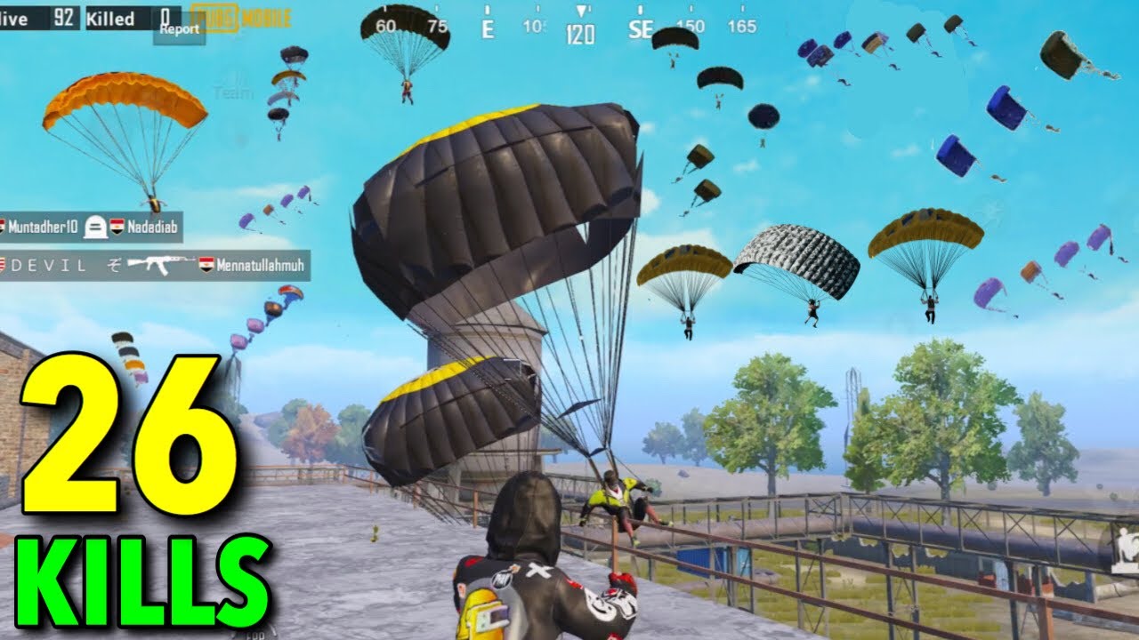 NEW BEST LANDING PLACE!!! | 26 KILLS SOLO VS SQUAD | PUBG MOBILE