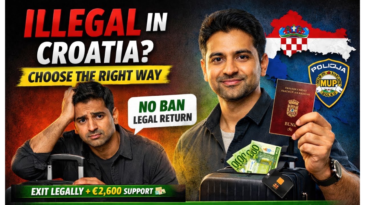 Illegal In Crotia? Exit With Benefit? | Choose The Right Way | AVPR | IOM | Exit  Croatia With Law