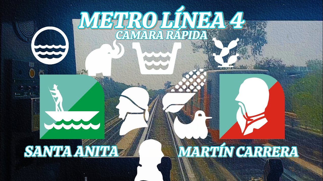 Recorriendo Metro linea 4 Santa Anita - Martin Carrera (Cámara rápida)