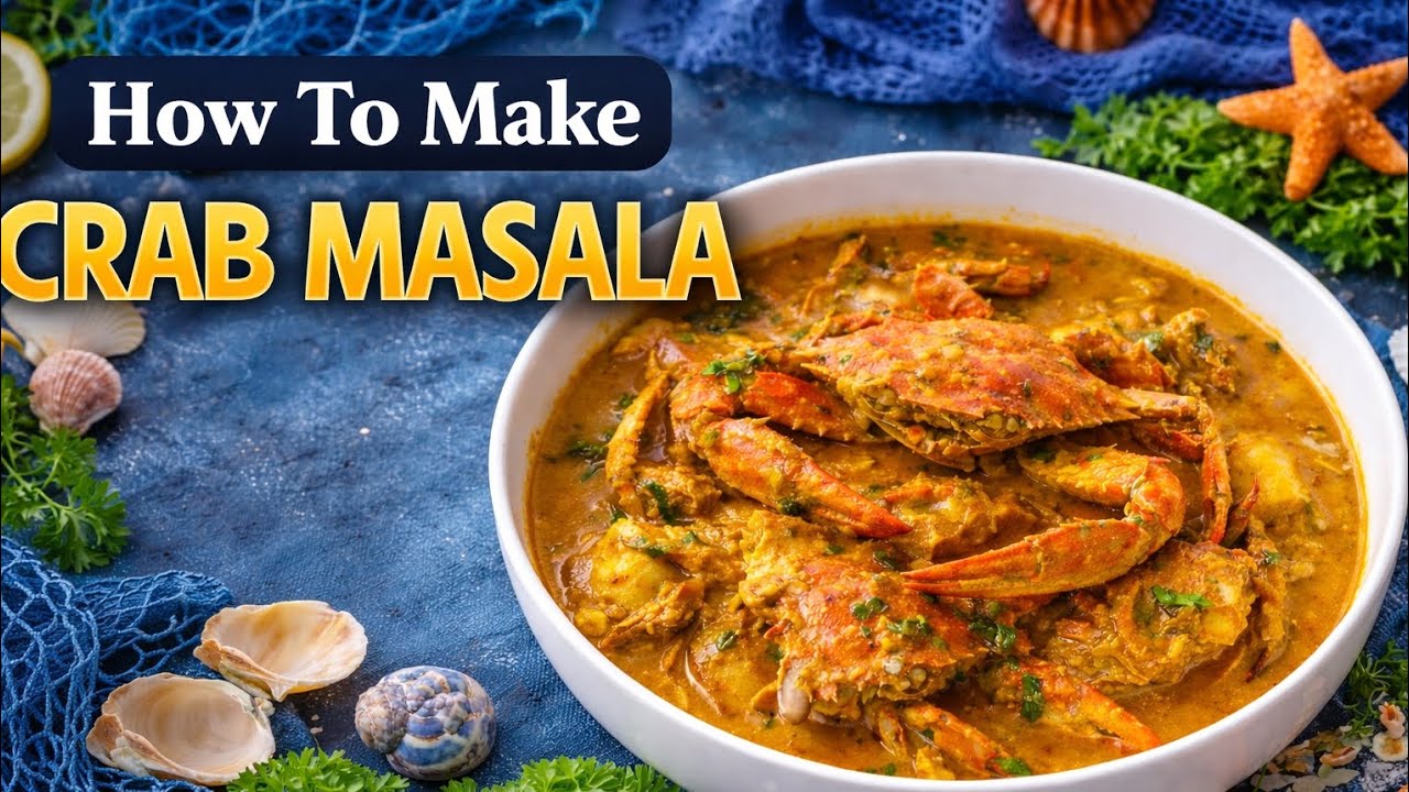 Crab masala easy and tasty recipe| crab masala curry 