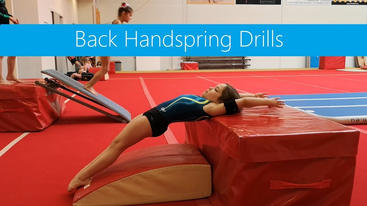Back Handspring Drills &raquo; Bouncing & Open hips