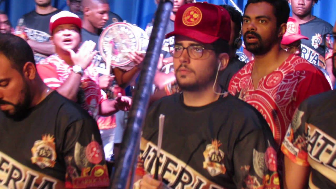 SALGUEIRO 2019: gravação da  Bateria  no CD do Grupo Especial - Carnaval 2019