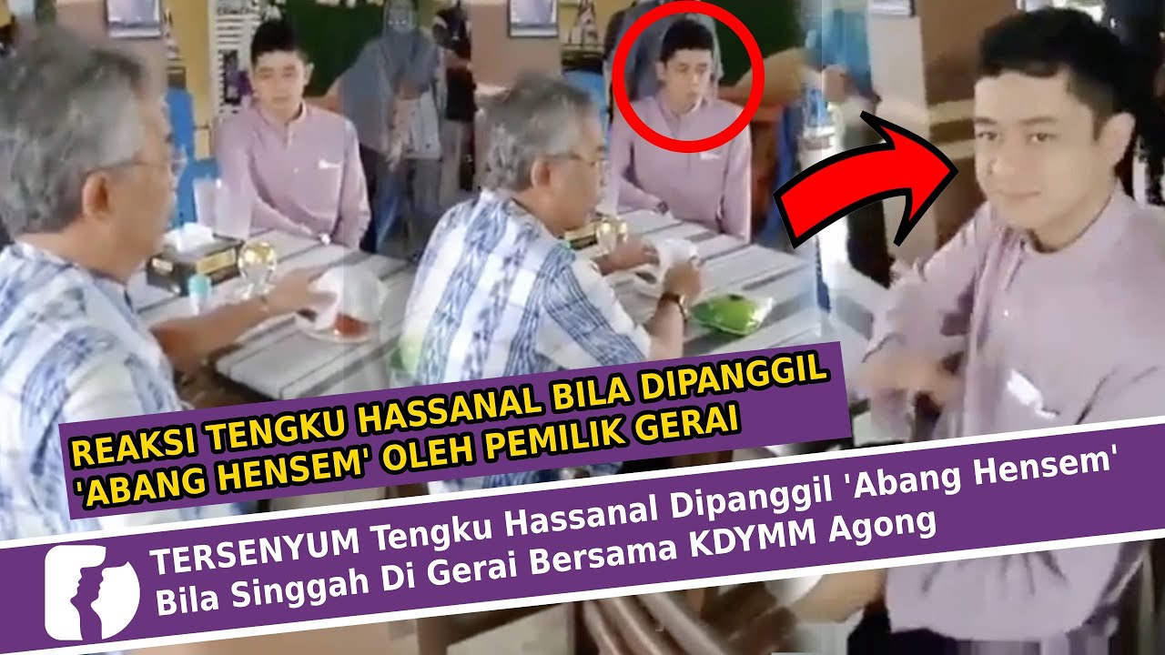 TERSENYUM Tengku Hassanal Dipanggil 'Abang Hensem' Bila Singgah Di Gerai Bersama KDYMM Agong