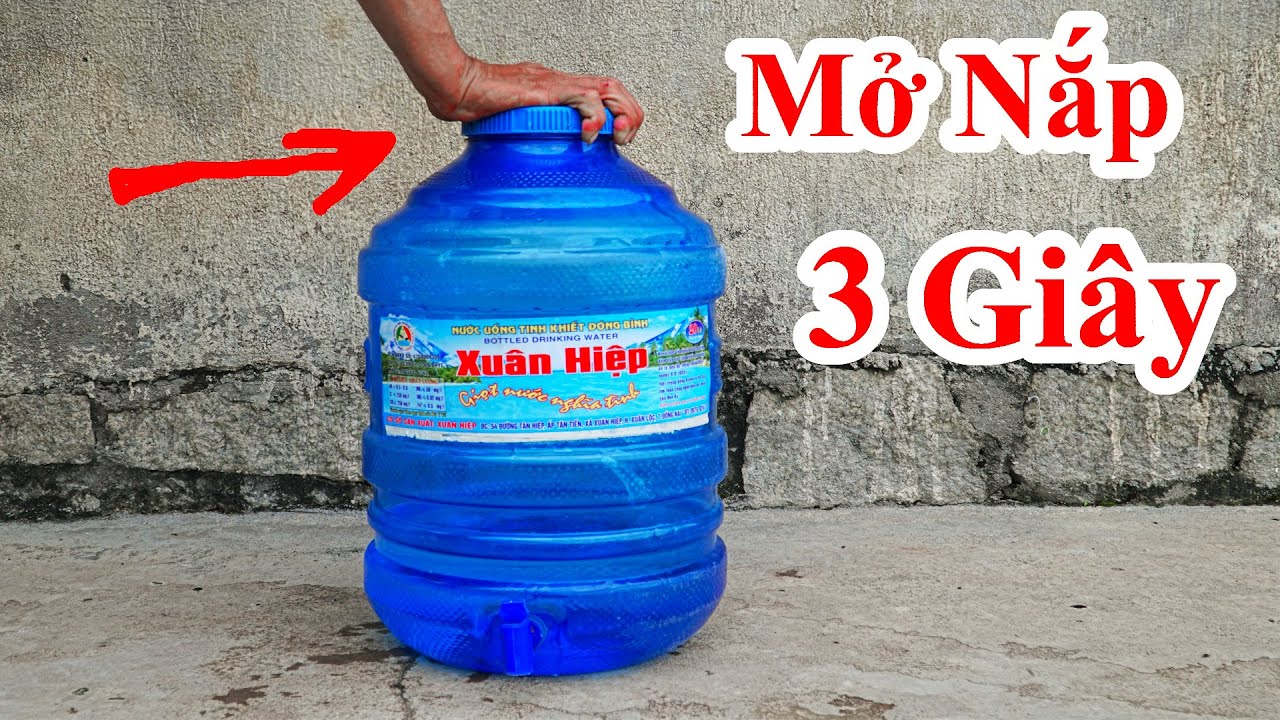 Khó Tin ! Mẹo Mở Nắp Bình Nước Trong 3 Giây /Experiment :Open bottle 3s .Thử Thách Mở Bình Bằng Tay