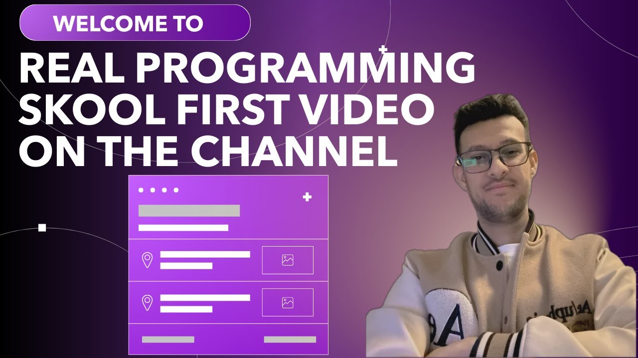 Welcome to REAL PROGRAMMING SKOOL (THE FIRST VIDEO ON THE CHANNEL)
