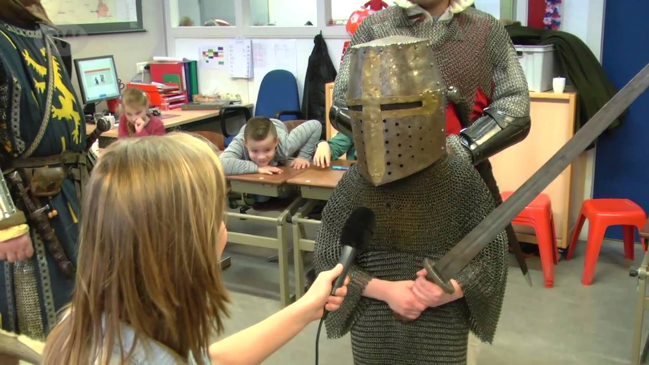 Middeleeuws bezoek Basisschool De Vlier