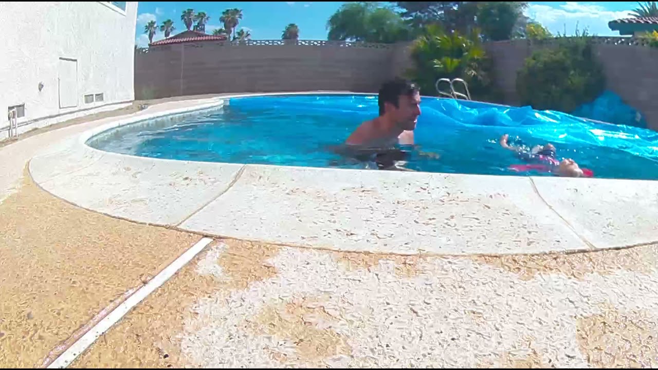 Luca Joseph the Aquamanzo swimming baby!