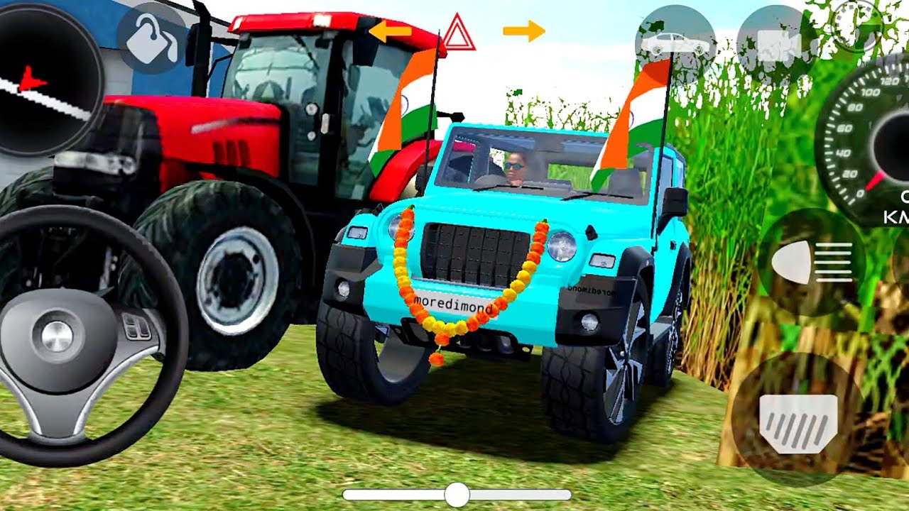 Modified Mahindra Thar 😈 Games: Indian Blue Thar (Gadi Wala Games) Car Game Android game - #2026 