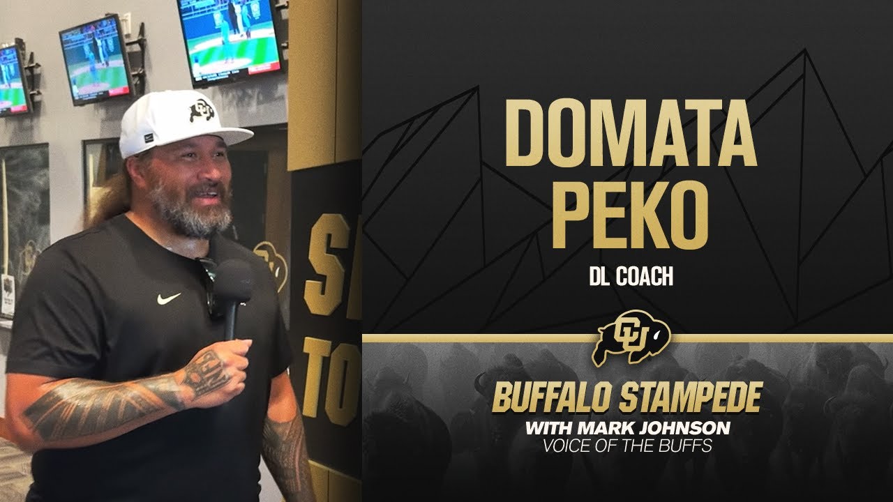 Mark Johnson catches up with DL Coach Domata Peko | The Buffalo Stampede: Football