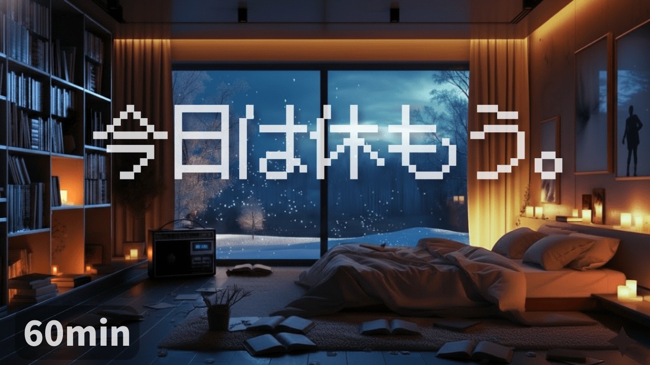 【深夜作業BGM】今日はこれで休もう。静かなチップチューンLo-fi | 副業・集中・癒やし | 心に沁みる | Late Night Focus