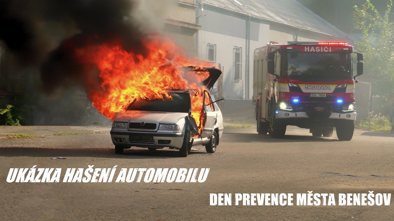 Uk&aacute;zka ha&scaron;en&iacute; osobn&iacute;ho automobilu | HZS Středočesk&eacute;ho kraje | Den prevence města Bene&scaron;ov |