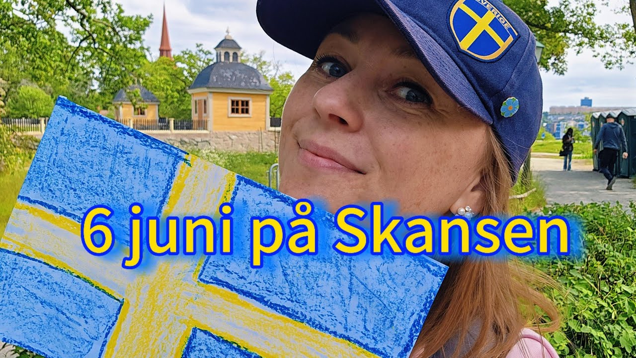 Sveriges nationaldag på Skansen – folkdans, kungabesök & regn! 🇸🇪 ☔️