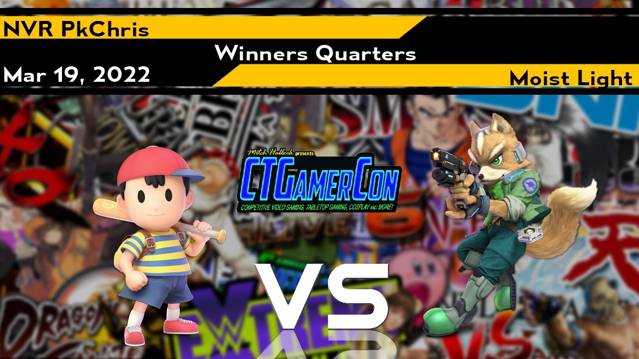[Smash Ultimate] NVR | PkChris vs Moist | Light - CT Gamercon 5 (W.Quarters)