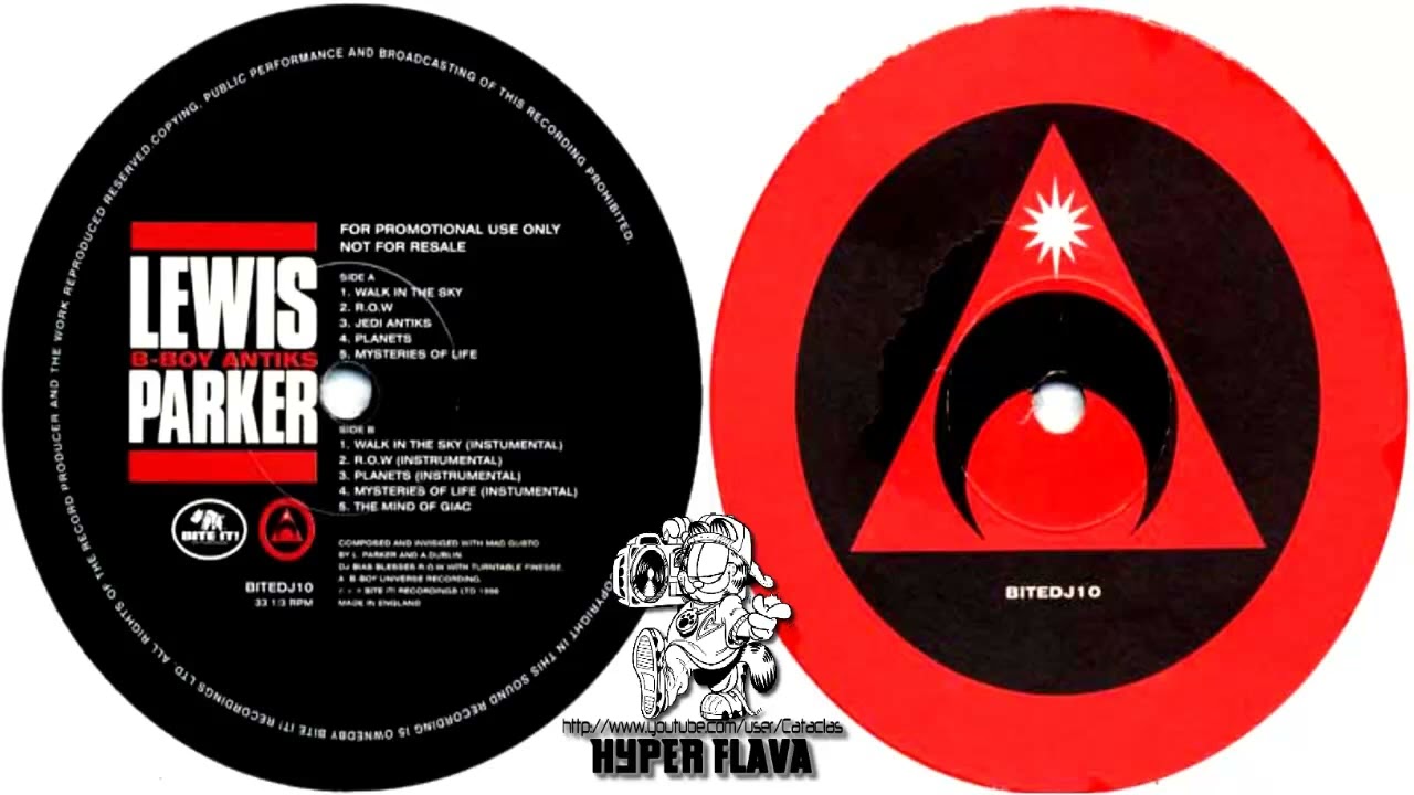Lewis Parker - B-Boy Antiks (Full Vinyl, 12'') (1996)