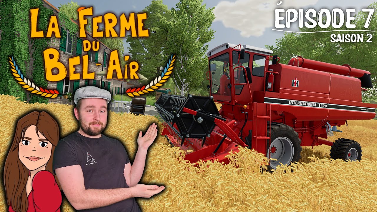 LA FERME DU BEL-AIR - Saison 2 ep.7 | Moisson de l'orge en couple ! ft.Pauline