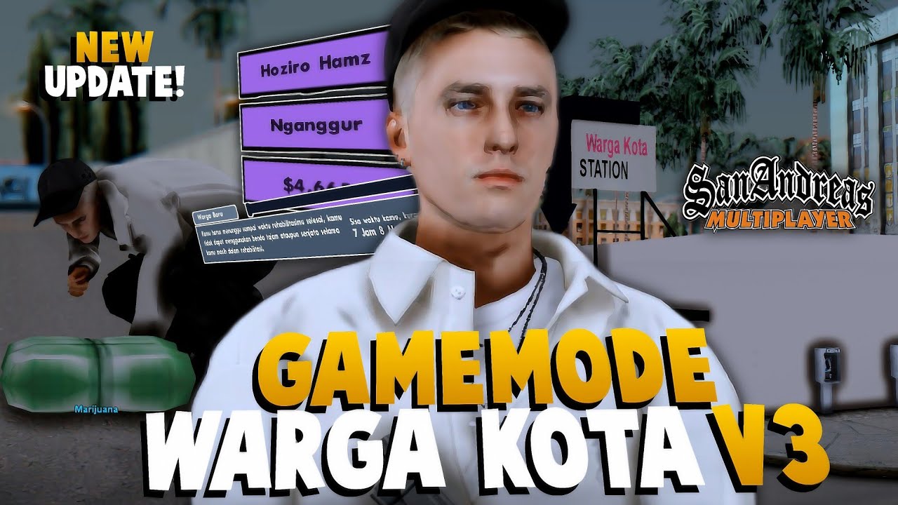 SHARE GAMEMODE WARGA KOTA V3.0! UPDATE TERBARU & FITUR MAKIN MIRIP FIVEM !!