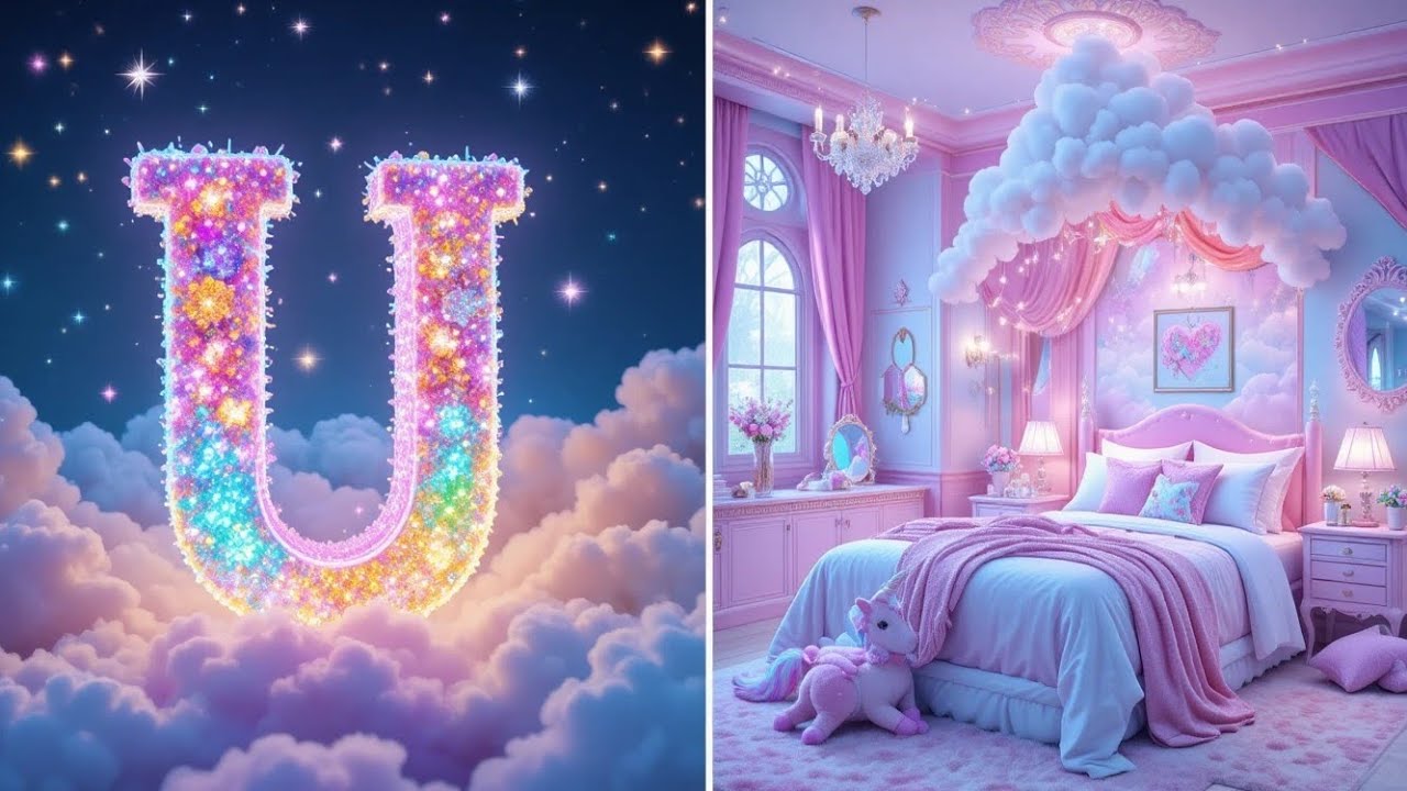 ✨A to Z Choose your 🌠 dreamy luxurious 💫 bedroom 🛏️ and see your name first letters 