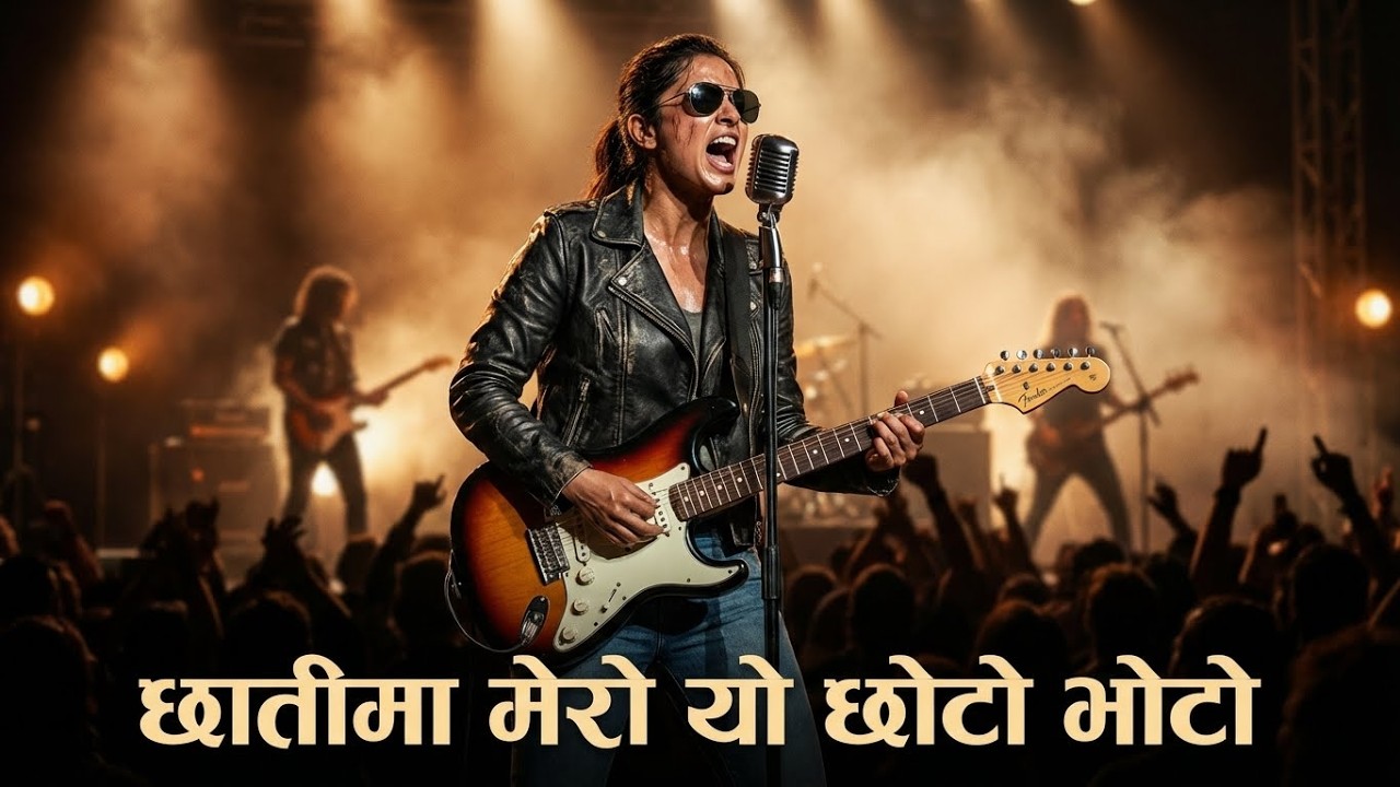 Chhatima Mero (Kalilo Tamalai) | Female version COVER SONG | LIVE ROCK VERSION