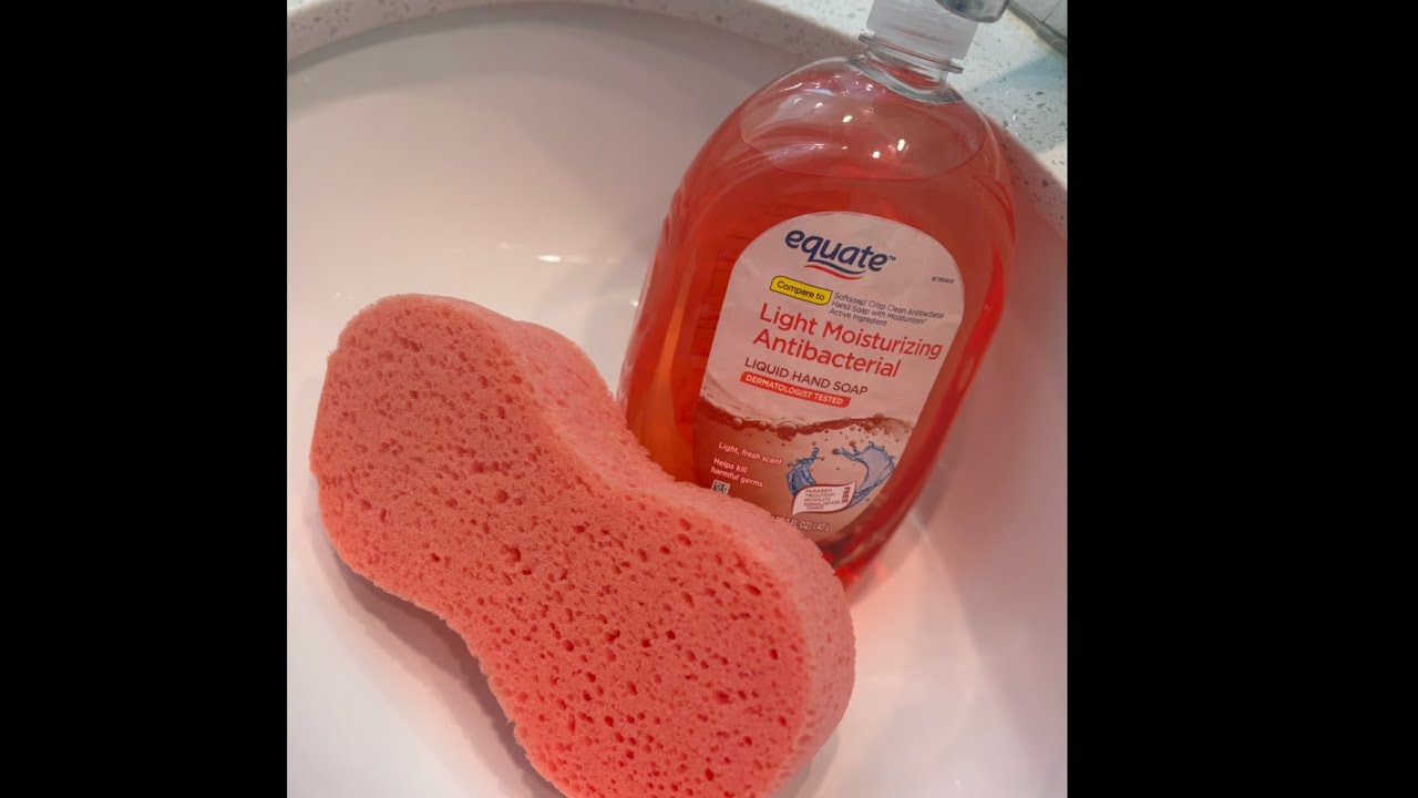 Sponge Squeeze, Rinse, and Ripping 🧽💖 Dry and Soapy Sponge Ripping