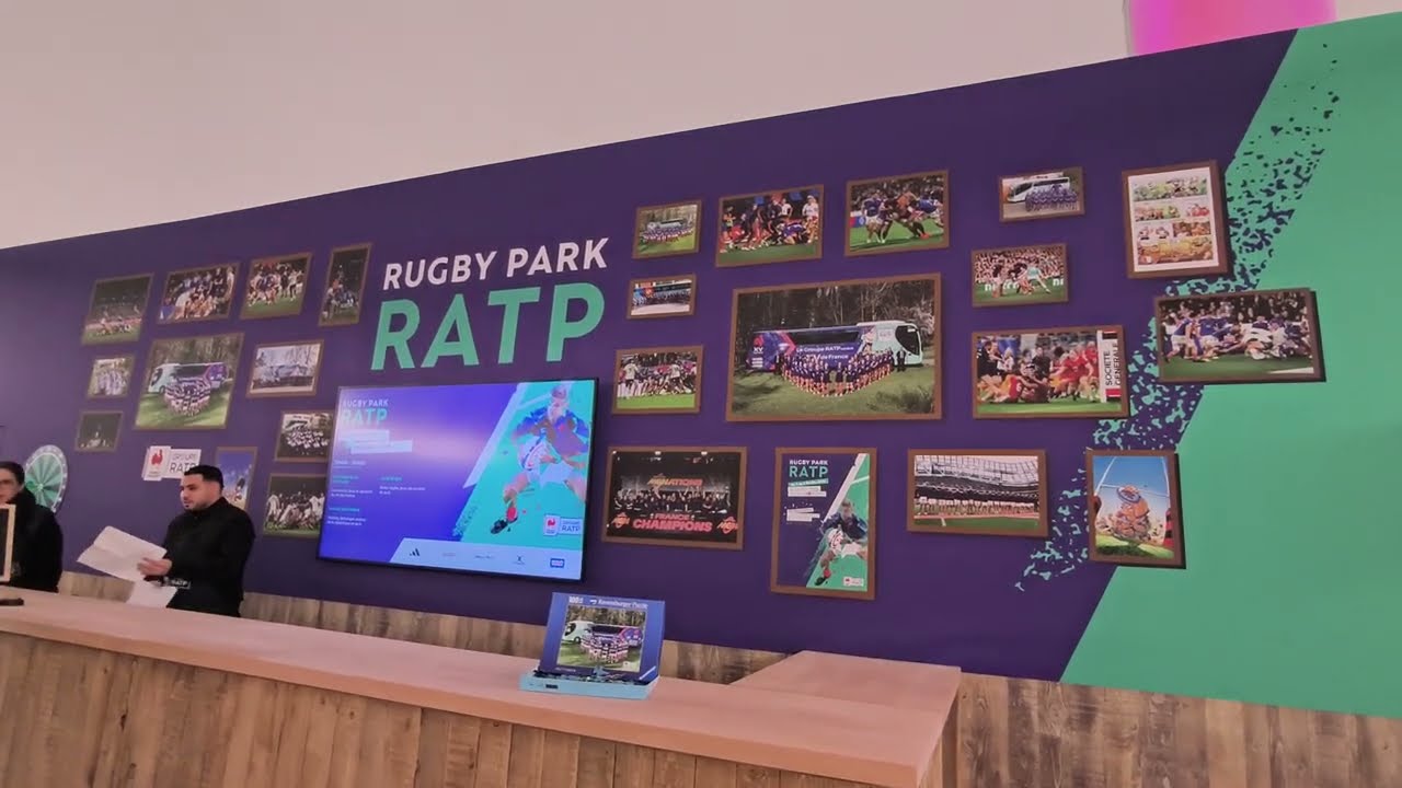 Paris, FRANCE 🇲🇫 : France Rugby Events 2026.  Feb 2026. Auber Station. Event by RATP 