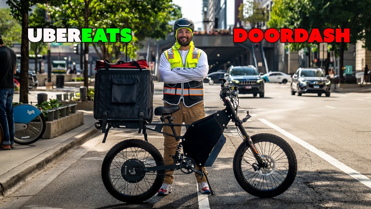 Biking Through Chicago’s Dinner Rush: Uber Eats and DoorDash Deliveries