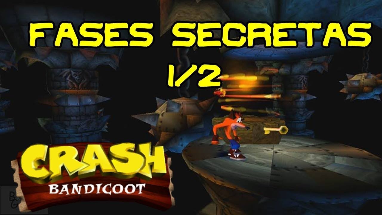 Crash Bandicoot - Remasterizado no Emulador - Fases Secretas 1/2; PS1 (ePSXe Emulador) PT BR; 1080P