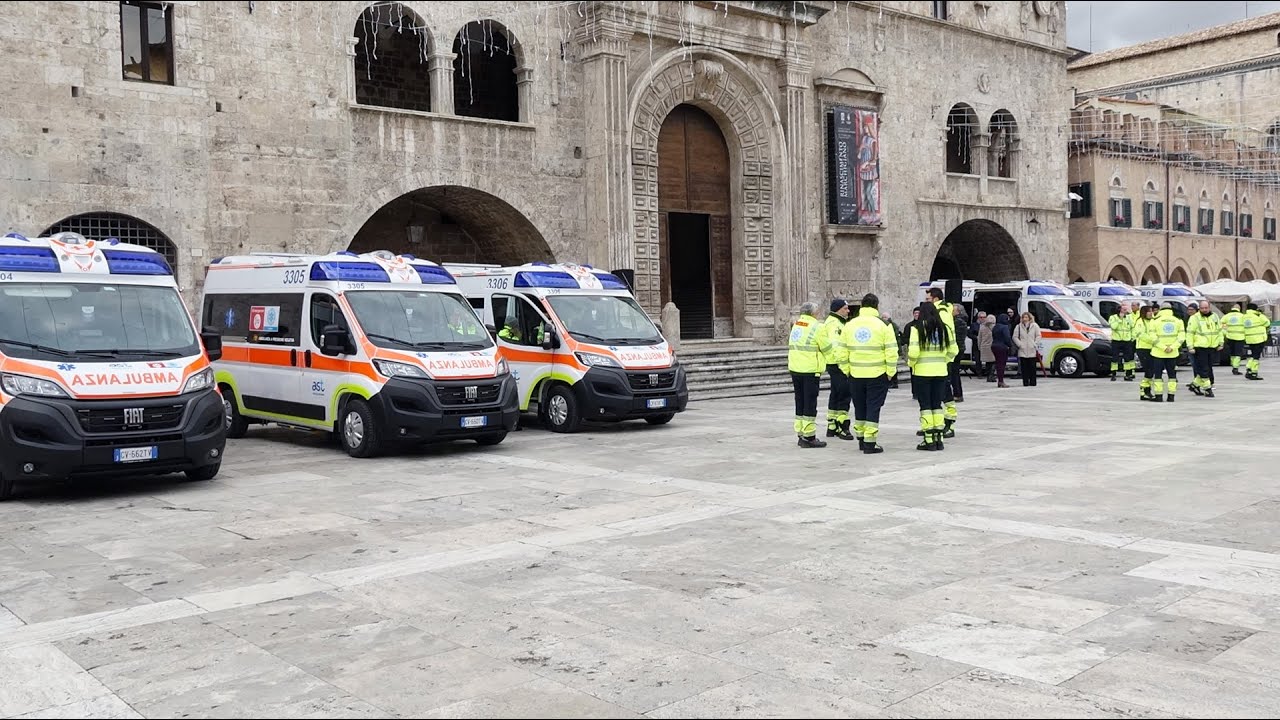 Ascoli Piceno: presentazione nuove ambulanze 118
