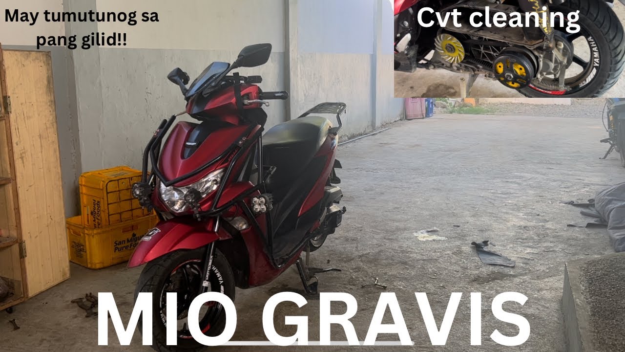 MIO GRAVIS cvt cleaning (may tumutunog sa pang gilid ko)