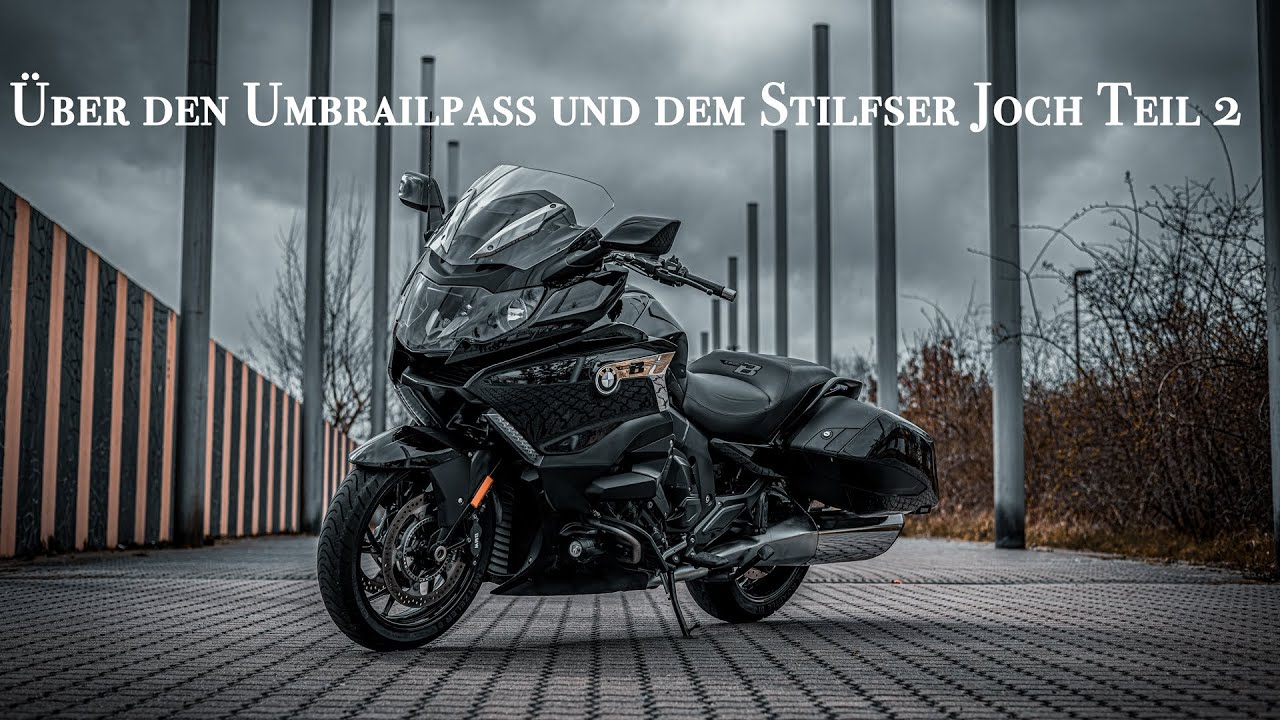 Über den Umbrailpass und dem Stilfser Joch Teil-2 (Uncut/Musik) BMW K1600B 3rd Person Insta 360 X5