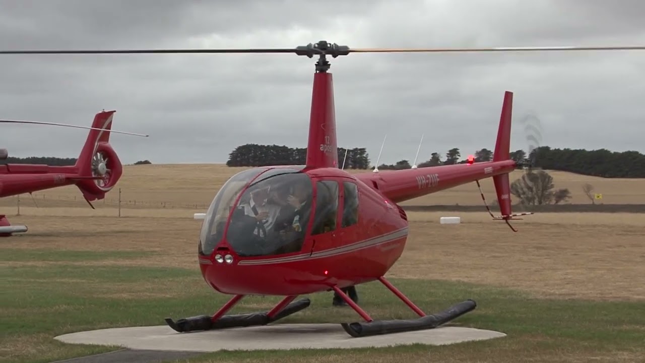 Helicopters at The Twelve Apostles, Victoria, Australia