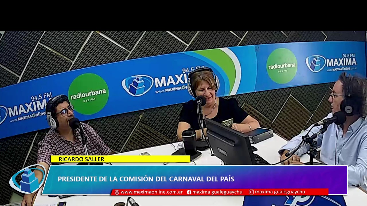 RICARDO SALLER. Presidente de la Comisión del Carnaval del País