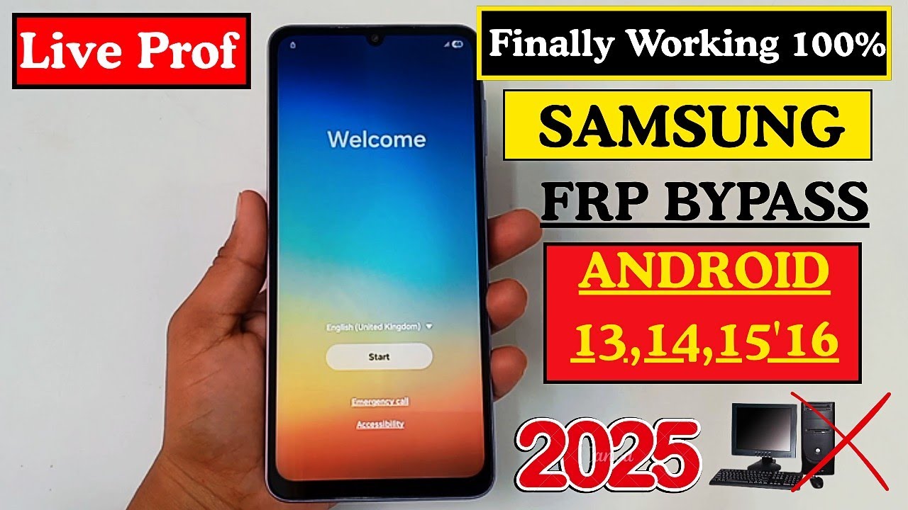 Samsung FRP Bypass New Trick 2025 —New Working Method | Android 13,14,15,16 |  Step By Step