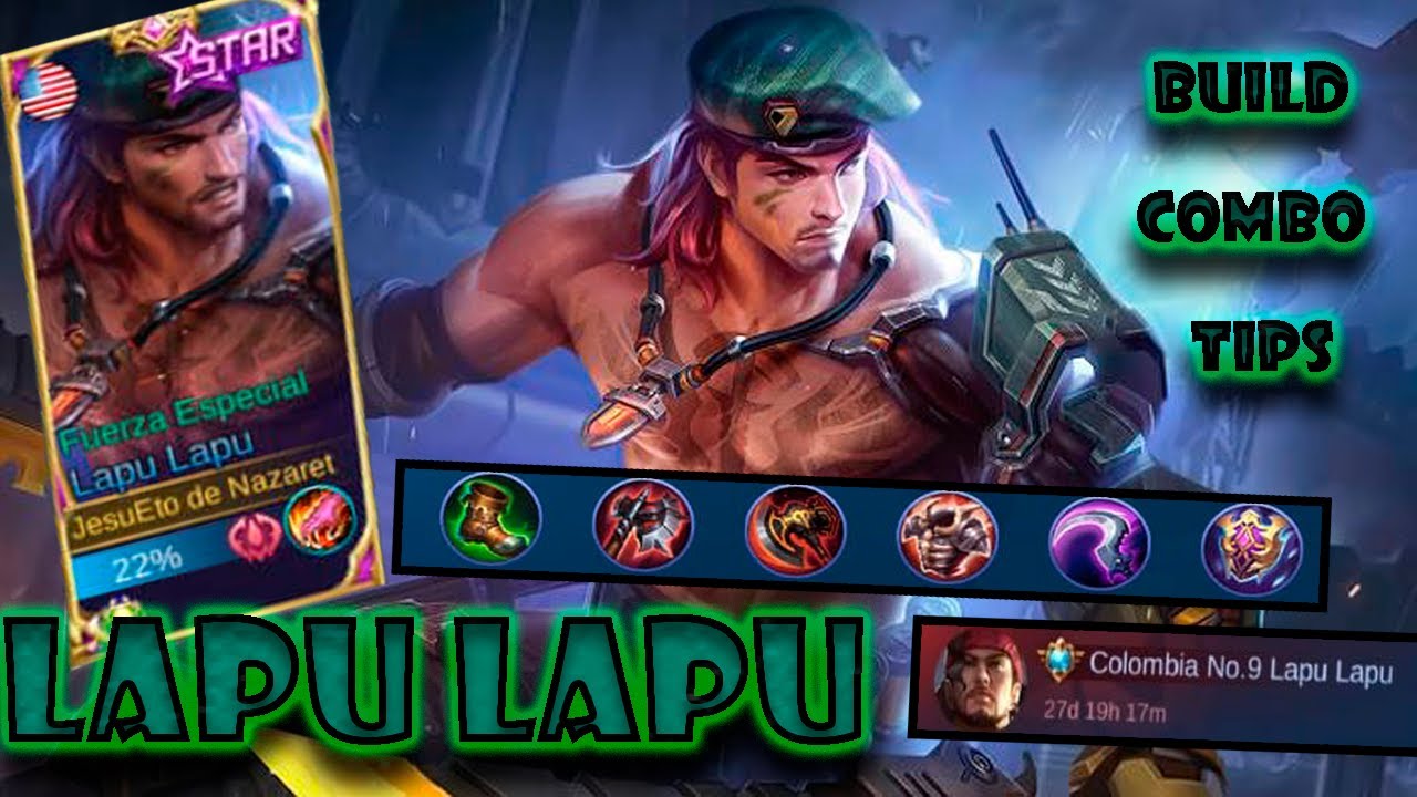 COMO USAR LAPU LAPU GUIA COMPLETA I El combatiente con mas aguante de MLBB I Eto