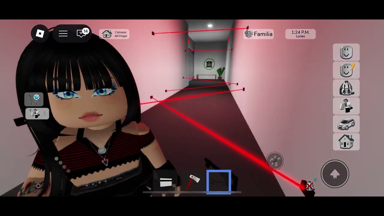 Playing Roblox Whith my lil sis ;)