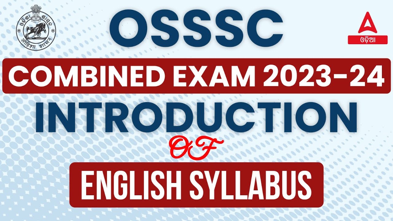 Odisha Livestock Inspector, Forester, Forest Guard Syllabus 2023 | Introduction Of English Syllabus