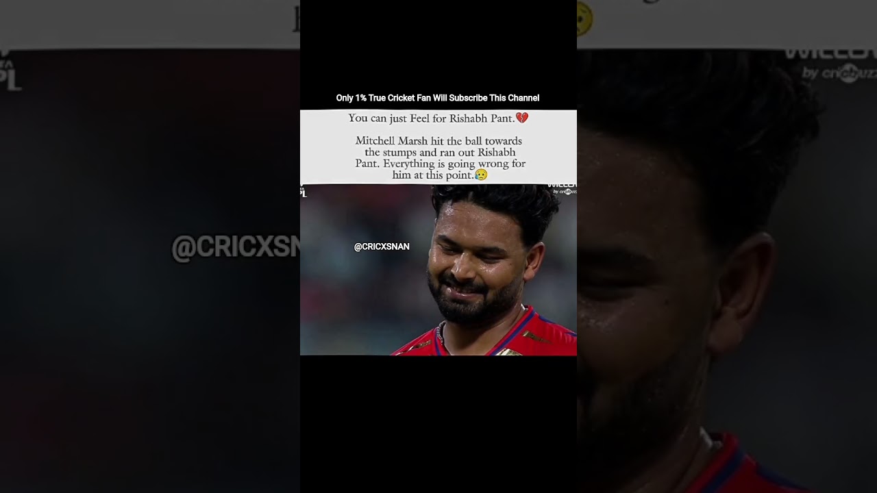 Rishabh Pant unlucky Run out🥺 against dc 😭#rishabhpant​ #lsgvsdc​ #ipl2026​ #cricket​ #klrahul​