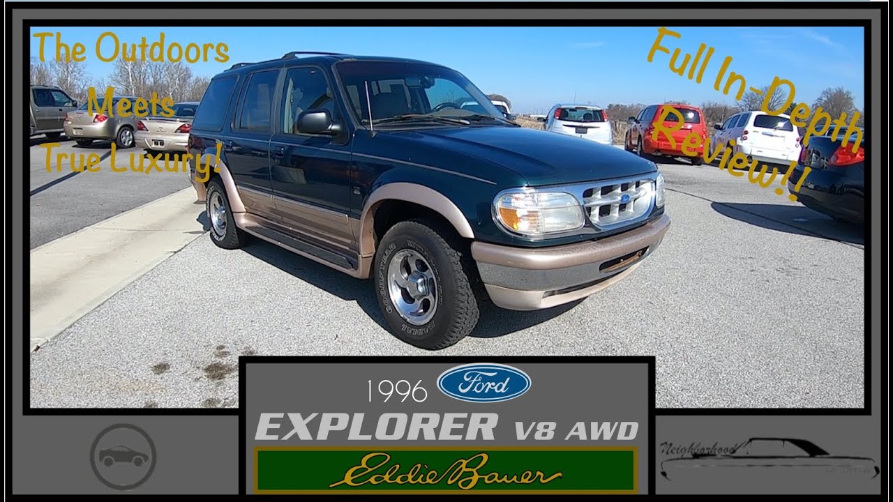 1996 Ford Explorer AWD Eddie Bauer Edition|Walk Around Video|In Depth Review