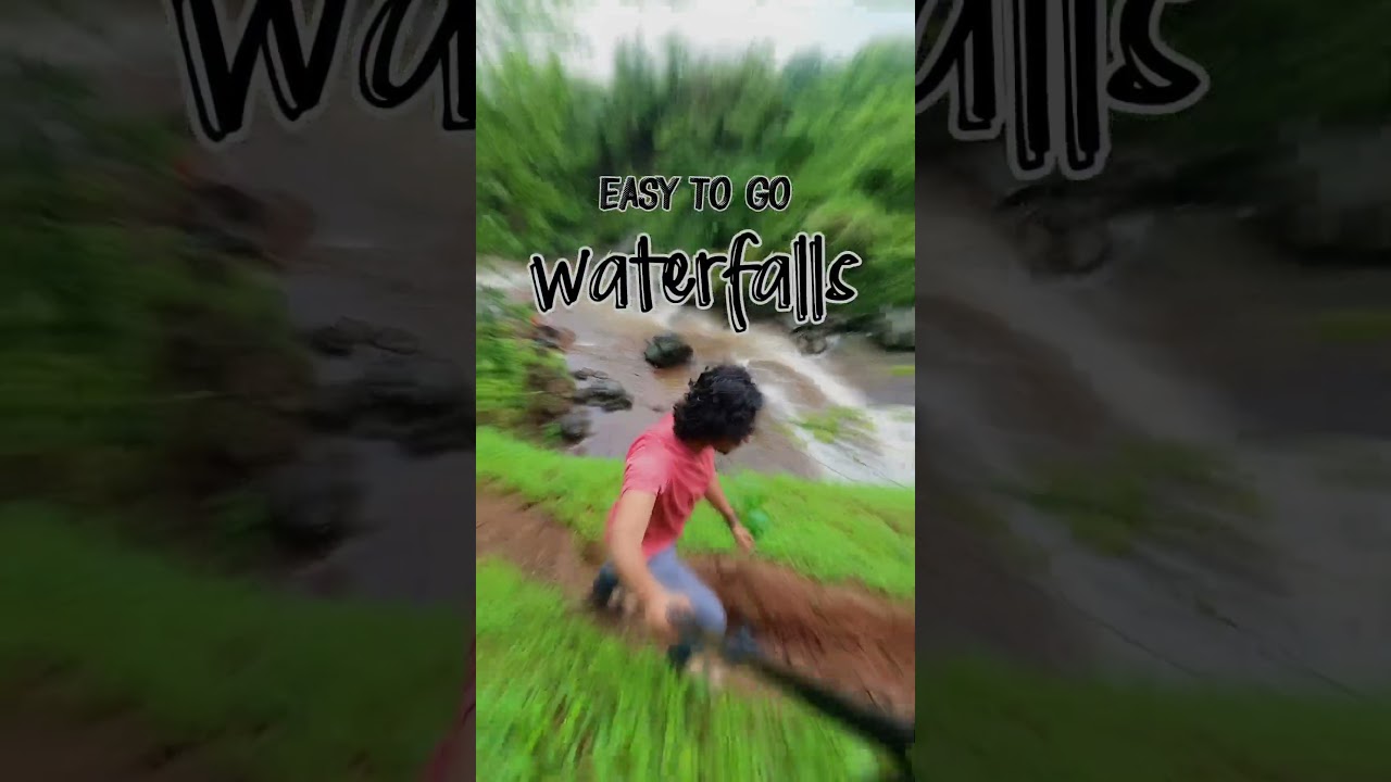 Easy to go waterfall near karjat. 📍Bekare waterfall, Bhivpuri 