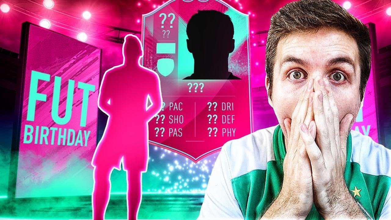 I PACKED A FUT BIRTHDAY CARD!