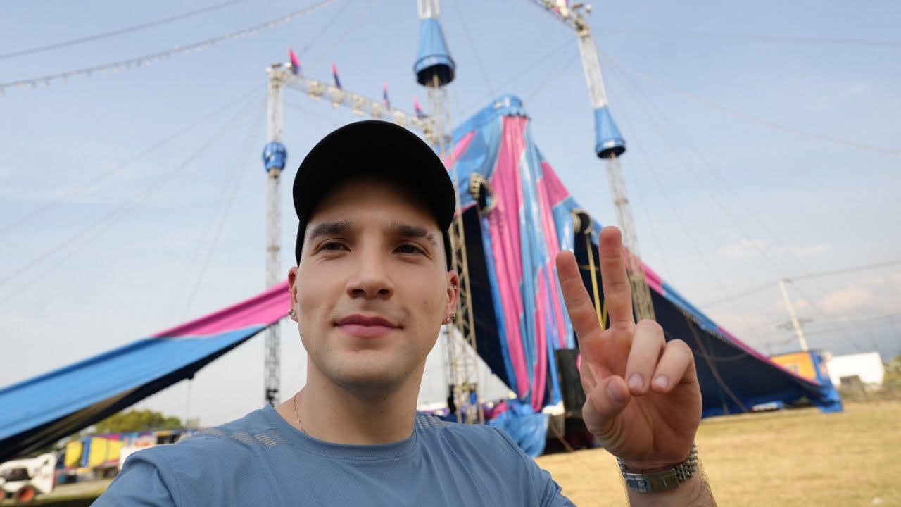 TODO IBA PERFECTO ARMANDO EL CIRCO...🎪 HASTA QUE EMPEZÓ A LLOVER 😳⛈️ | VLOG