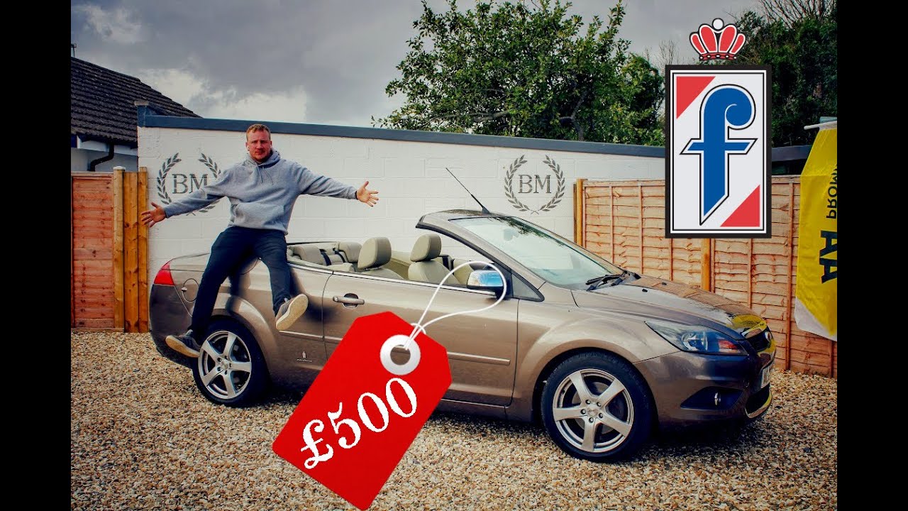 I bought a FORD FOCUS CC CONVERTIBLE for £500!! Pininforina designed!!